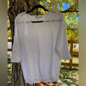 Prana white sweater